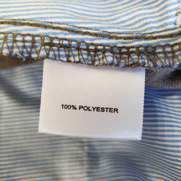 Peter Millar Wicking Pants Men 36 x 30 Green Trousers Straight Leg Golf Golfing - Picture 6 of 12